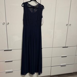 Miusol Navy Lace Maxi Dress